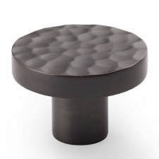 Hanover Hammered Cabinet Knob 38mm Dark Bronze