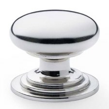 Waltz Cupboard Knob 32mm Polished Nickel