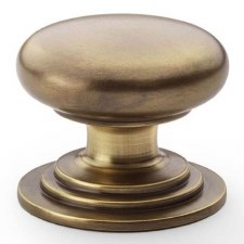 Waltz Cupboard Knob 38mm Antique Brass