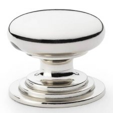 Waltz Cupboard Knob 38mm Polished Nickel