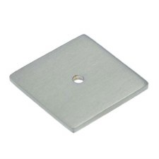 Quantock Square Backplate Satin Chrome