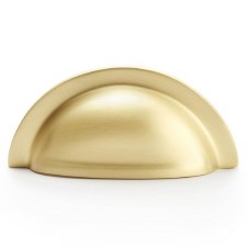 Bardom Cup Pull Handle Satin Brass