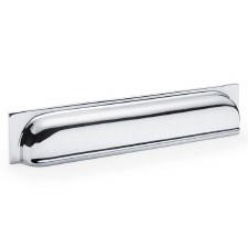 Quantock Cup Pull Handle 203mm Polished Chrome