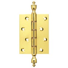 Urn Finial DPB Butt Hinge 1450 100x75mm Polished Brass Lacquered