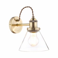 Laura Ashley Isaac Wall Light Antique Brass