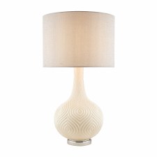 Laura Ashley Grace Table Lamp Opal with Shade