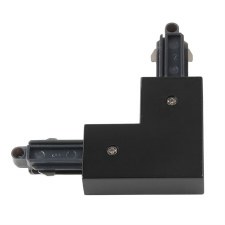 Lighting Track Corner Connector Left Black