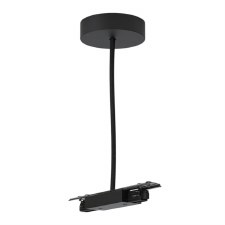 Lighting Track Centre Suspension Live Black