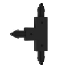 Lighting Track T Connector Left Far Side Earth Black