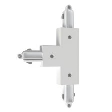 Lighting Track T Connector Left Near Side Earth White