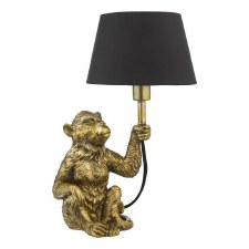 Zira Monkey Table Lamp Gold Zira Monkey Table Lamp Gold