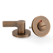 Accessible Turn & Release with Indicator Antique Brass