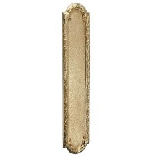 Brassart Adam 220 Finger Plate 305mm Polished Brass Lacquered