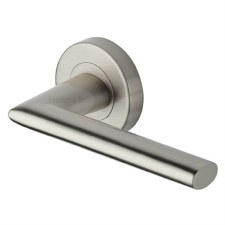 Heritage Admiralty Door Handle V2355 Satin Nickel