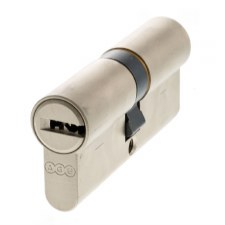 AGB 15 Pin High Security Euro Cylinder 35/35mm Polished Nickel