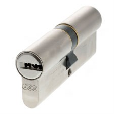 AGB 15 Pin High Security Euro Cylinder 40/40mm Satin Chrome