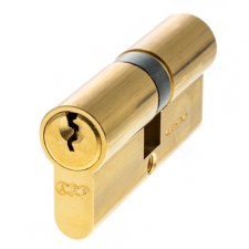 AGB 5 Pin Euro Cylinder 30/30mm Polished Brass