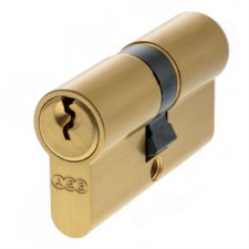 AGB 5 Pin Euro Cylinder 30/30mm Satin Brass