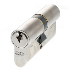 AGB 5 Pin Euro Cylinder 35/35mm Polished Chrome