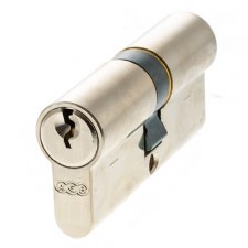 AGB 5 Pin Euro Cylinder 35/35mm Polished Nickel