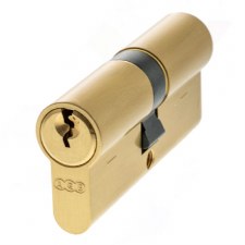 AGB 5 Pin Euro Cylinder 35/35mm Satin Brass