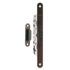 AGB Polaris Magnetic Bathroom Lock 50mm Backset Bronze