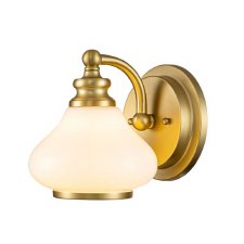 Hinkley Ainsley Single Bathroom Wall Light Burnished Brass