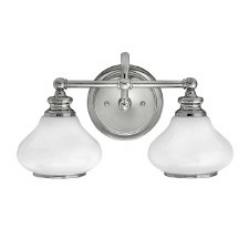 Hinkley Ainsley Bathroom Wall 2 Light Polished Chrome