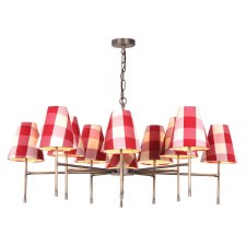 David Hunt Aix 10 Light Chandelier Antique Brass