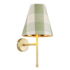 David Hunt Aix Wall Light Butter Brass
