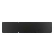 Kick Plate 690mm x 150mm Matt Black - Broughtons Lighting & Ironmongery