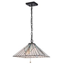 Elstead Alderley Pendant Light Vintage Bronze