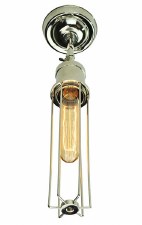 Alexander Adjustable Single Wall or Ceiling Light Polished Nickel