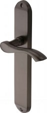 Heritage Algarve Long Latch Door Handles MM7210 Matt Bronze Heritage Algarve Long Latch Door Handles MM7210 Matt Bronze