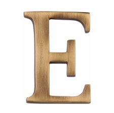 Heritage C1565 Letter E Antique Brass