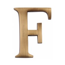 Heritage C1565 Letter F Antique Brass