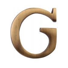 Heritage C1565 Letter G Antique Brass