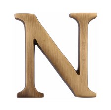 Heritage C1565 Letter N Antique Brass