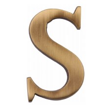 Heritage C1565 Letter S Antique Brass