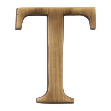 Heritage C1565 Letter T Antique Brass