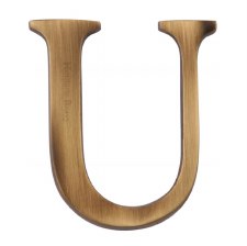 Heritage C1565 Letter U Antique Brass