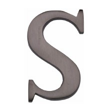 Heritage C1565 Letter S Matt Bronze
