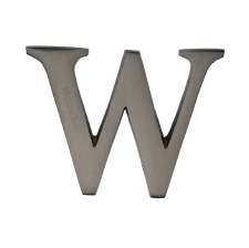 Heritage C1565 Letter W Matt Bronze