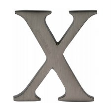 Heritage C1565 Letter X Matt Bronze