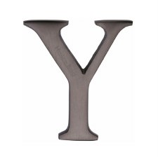 Heritage C1565 Letter Y Matt Bronze