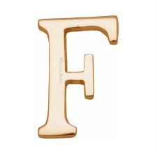 Heritage C1565 Letter F Polished Brass