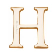 Heritage C1565 Letter H Polished Brass