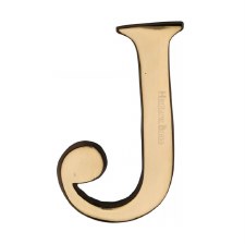 Heritage C1565 Letter J Polished Brass Heritage C1565 Letter J Polished Brass