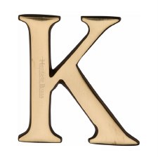 Heritage C1565 Letter K Polished Brass