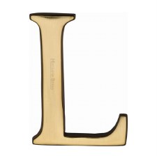 Heritage C1565 Letter L Polished Brass